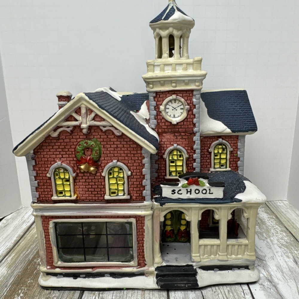Canterbury Lane School 2013 Christmas Village Decor Holiday Light‎